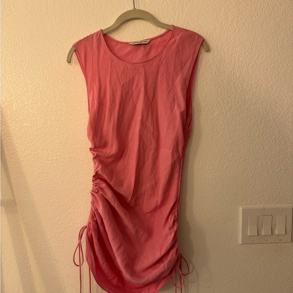 Amanda Uprichard Pink Ruched Mini Dress - Picture 8 of 12